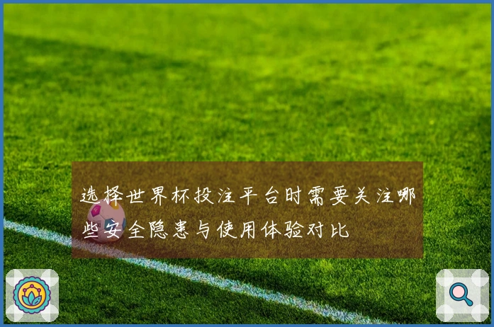 选择世界杯投注平台时需要关注哪些安全隐患与使用体验对比