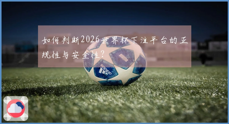 如何判断2026世界杯下注平台的正规性与安全性？